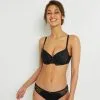 Soutien-Gorge Ampliforme & Foulard Femme | Syara Soutien-Gorge Ampli Emboitant Noir | RougeGorge