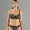 Soutien-Gorge Corbeille & Emboîtant Femme | Artemis Soutien-Gorge Balconnet Noir/Argent | RougeGorge
