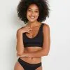 Soutien-Gorge Sans-Armatures & Triangle Femme | Alba Brassiere Noir | RougeGorge