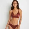 Soutien-Gorge Sans-Armatures & Triangle Femme | Amandine Soutien-Gorge Sans Armatures Bronze | RougeGorge