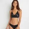 Soutien-Gorge Sans-Armatures & Triangle Femme | Amandine Soutien-Gorge Sans Armatures Noir | RougeGorge