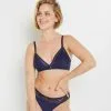 Soutien-Gorge Sans-Armatures & Triangle Femme | Angele Soutien-Gorge Sans Armatures Marine | RougeGorge