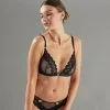 Soutien-Gorge Sans-Armatures & Triangle Femme | Aphrodite Soutien-Gorge Sans Armature Noir | RougeGorge